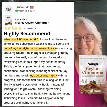 Ceylon Cinnamon 7200mg equivalent with MCT Oil